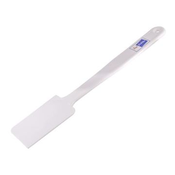 Plastic Spatula 34cm, white + logo