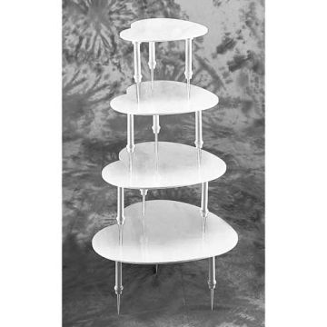 Cake stand pillar heart