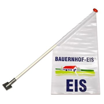 Vlag  Burehof-Glace 68*68*136 cm