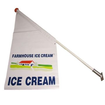 Flag Gelato di Fattoria 68*68*136 cm