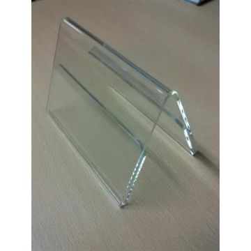 Holder for menu (model ^, plexiglass) 10.8*7*8cm