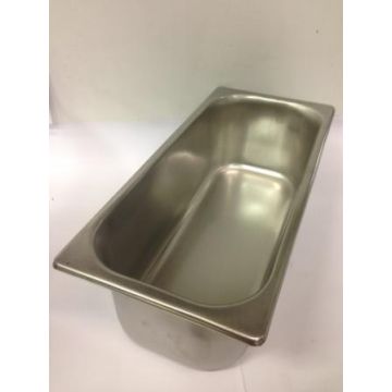 Stainless steel ice cream container 5 litres 360x165x120mm